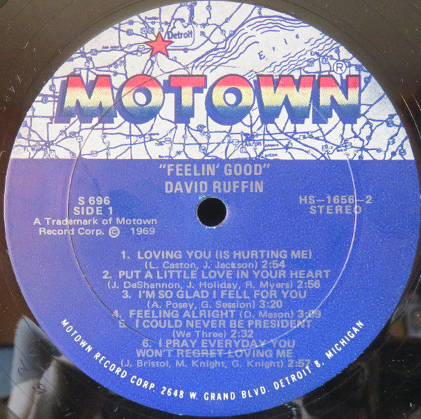 David Ruffin : Feelin' Good (LP, Album)