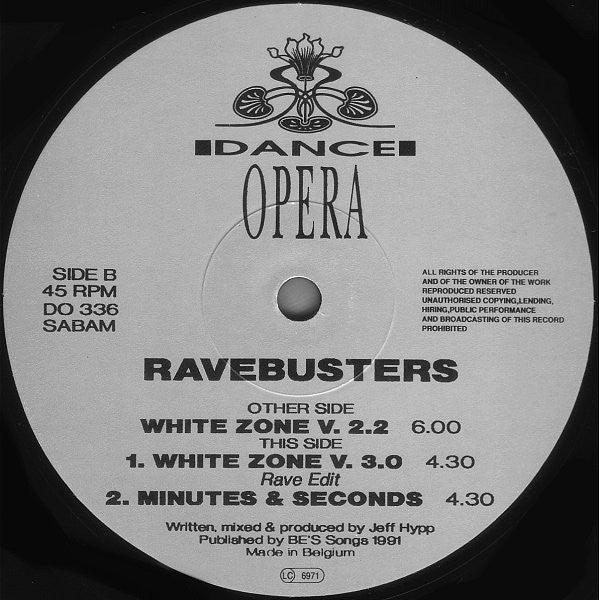 Ravebusters : White Zone (12")