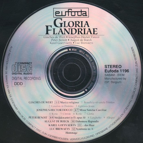 Various : Classical Music From The Flemish And French Communities Of Belgium : Gloria Flandriae / Compositeurs Et Interprètes De Wallonie Et De Bruxelles (2xCD, Comp, Promo, RE, Box)