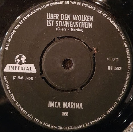 Imca Marina : Über Den Wolken Ist Sonnenschein / Singapura (7", Single)