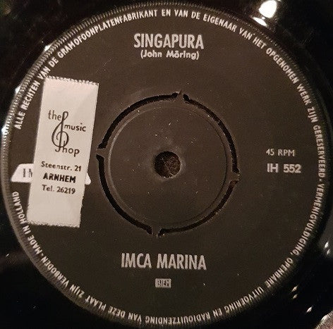 Imca Marina : Über Den Wolken Ist Sonnenschein / Singapura (7", Single)