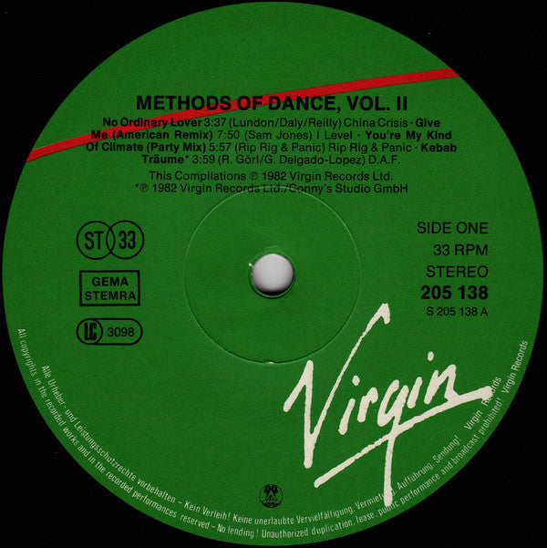 Various : Methods Of Dance Volume 2 (LP, Comp)