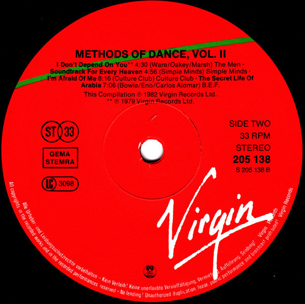 Various : Methods Of Dance Volume 2 (LP, Comp)