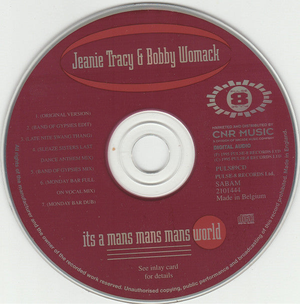 Jeanie Tracy & Bobby Womack : Its A Mans Mans Mans World (CD, Maxi)