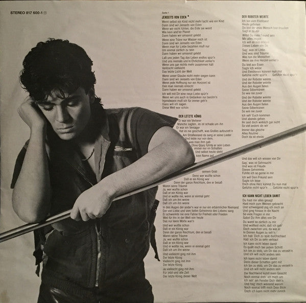 Nino De Angelo : Jenseits Von Eden (LP)