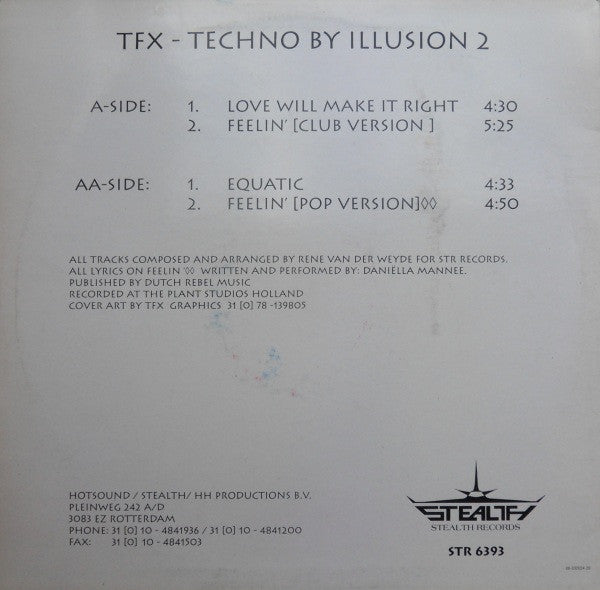TFX : Techno By Illusion 2 (12")