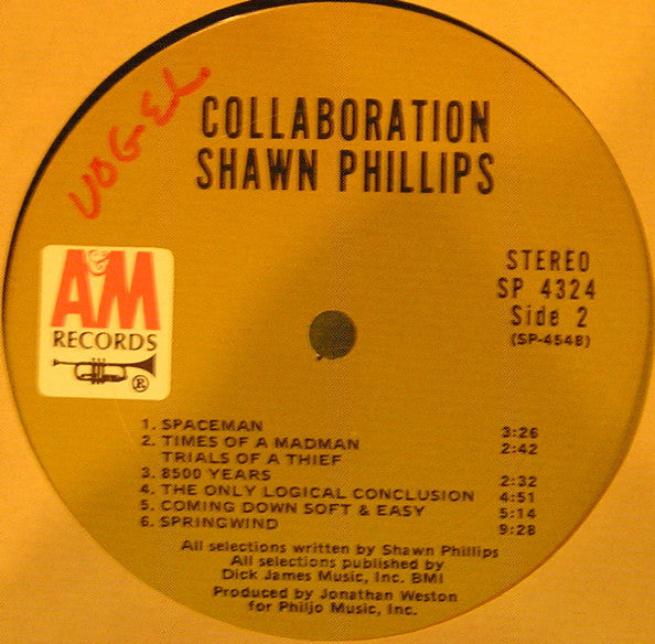 Shawn Phillips (2) : Collaboration (LP, Album, Gat)