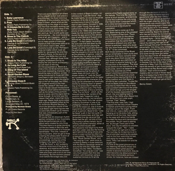 The Count Basie Trio : For The First Time (LP, Album, Ste)