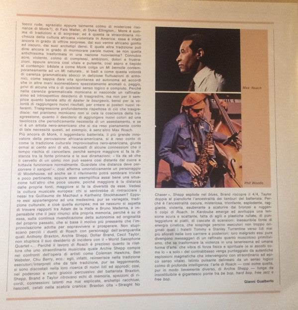 Thelonious Monk, Phil Woods, Jimmy Cleveland, Max Roach : I Giganti Del Jazz Vol. 35 (LP, Comp, Mono)