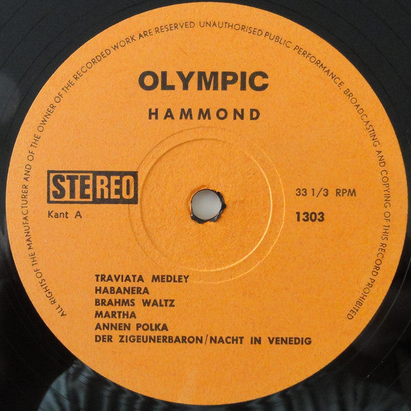 John Taylor (45) : Magic Hammond Cocktail (LP, Album)