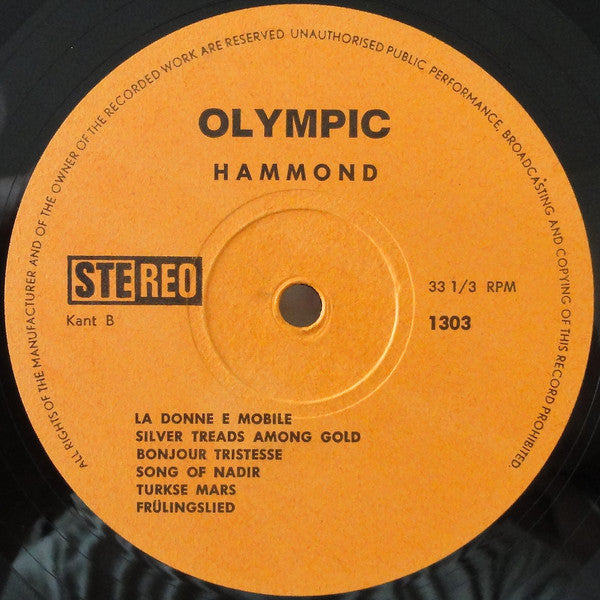 John Taylor (45) : Magic Hammond Cocktail (LP, Album)