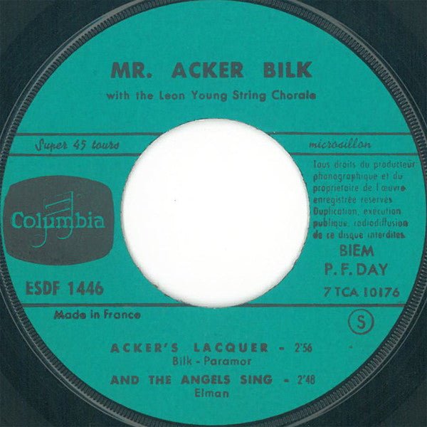 Acker Bilk : Lonely (7", EP)