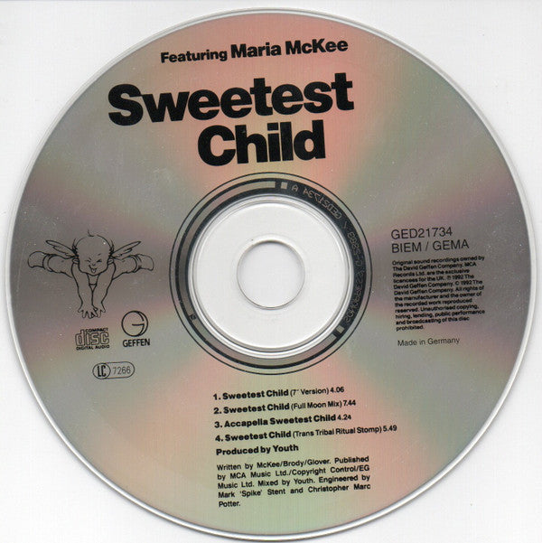 Sweetest Child Featuring Maria McKee : Sweetest Child (CD, Maxi)