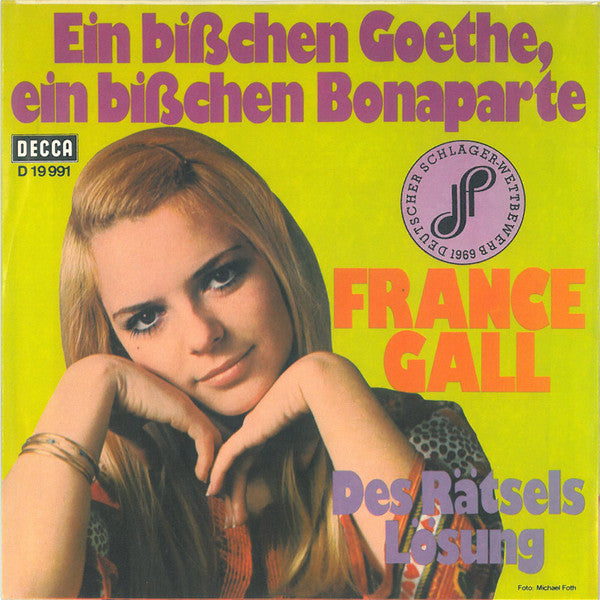 France Gall : Ein Bißchen Goethe, Ein Bißchen Bonaparte (7", Single, No )