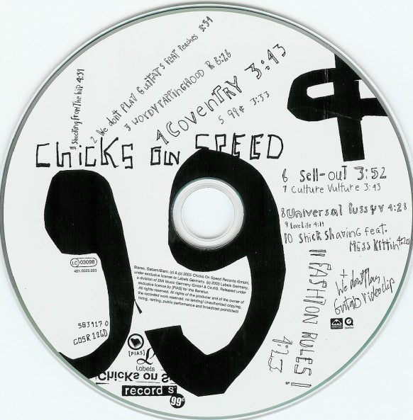 Chicks On Speed : 99 ¢ (CD, Album, Enh)