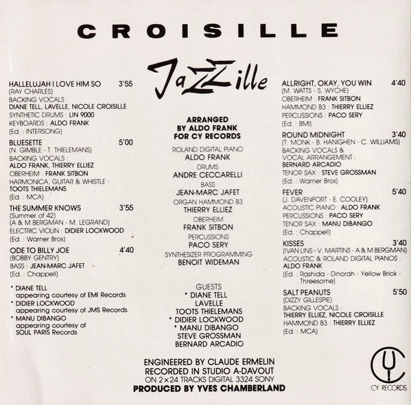 Nicole Croisille : Jazzille (CD, Album)