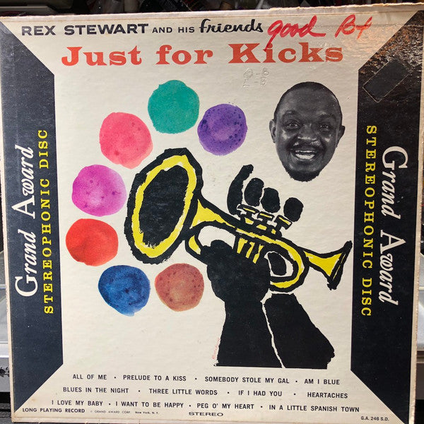 Rex Stewart And His Friends : Just For Kicks (LP, Album)