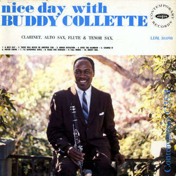 Buddy Collette : Nice Day With Buddy Collette (LP, Album, Mono, Yel)