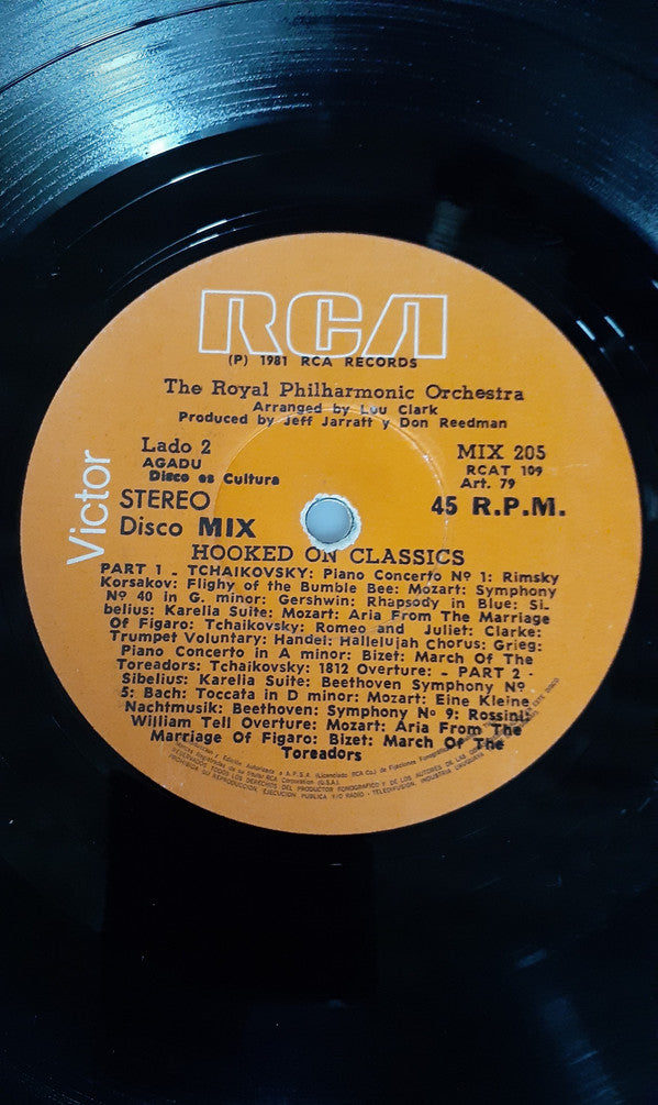 Louis Clark Conducting Royal Philharmonic Orchestra : Hooked On Classics (12")