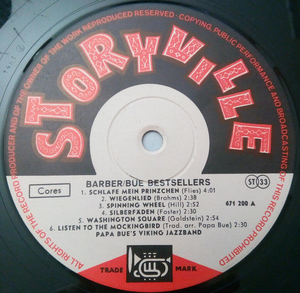 Chris Barber's Jazz Band / Papa Bue's Viking Jazz Band : Barber / Bue Bestsellers (LP, Comp)