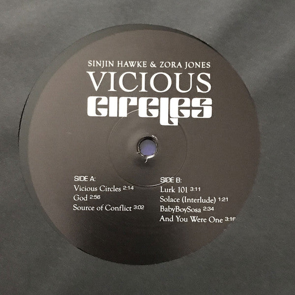 Sinjin Hawke & Zora Jones : Vicious Circles (LP, Album, Ltd)