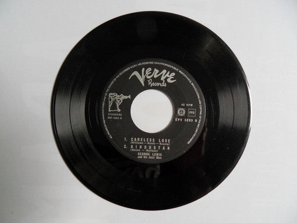 George Lewis' Ragtime Band : Vol. 2 (7", EP)