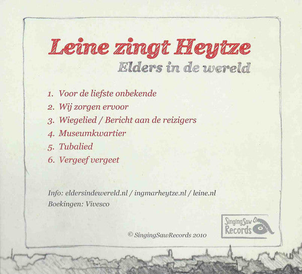 Leine : Leine Zingt Heytze - Elders In De Wereld (CD, Album)