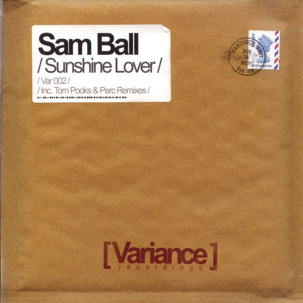 Sam Ball : Sunshine Lover (12")