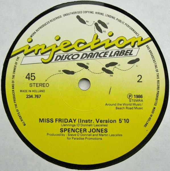 Spencer Jones : Miss Friday (12")
