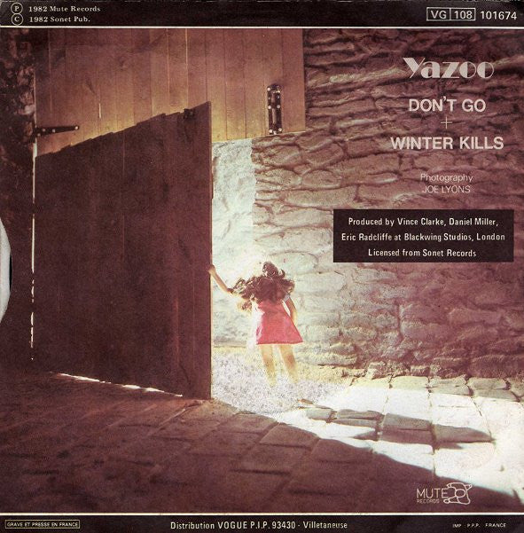 Yazoo : Don't Go (7", Single, Bla)