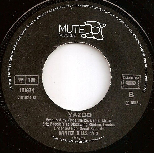 Yazoo : Don't Go (7", Single, Bla)