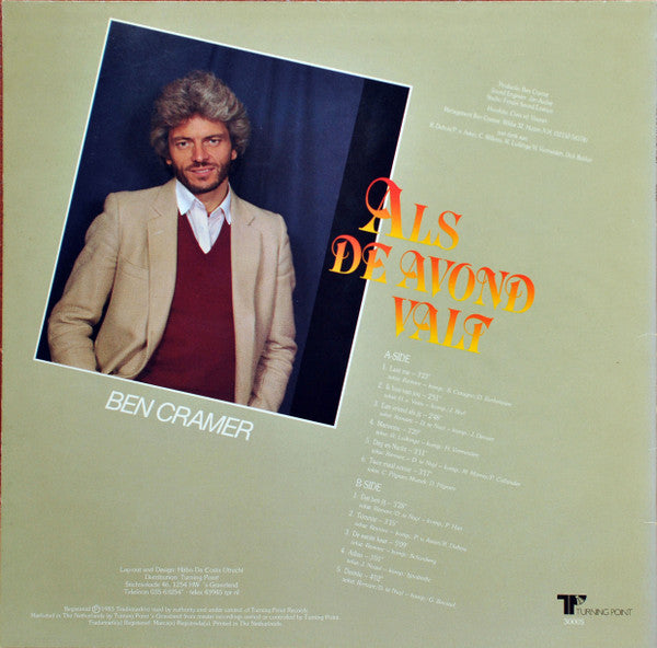 Ben Cramer : Als De Avond Valt (LP, Album)