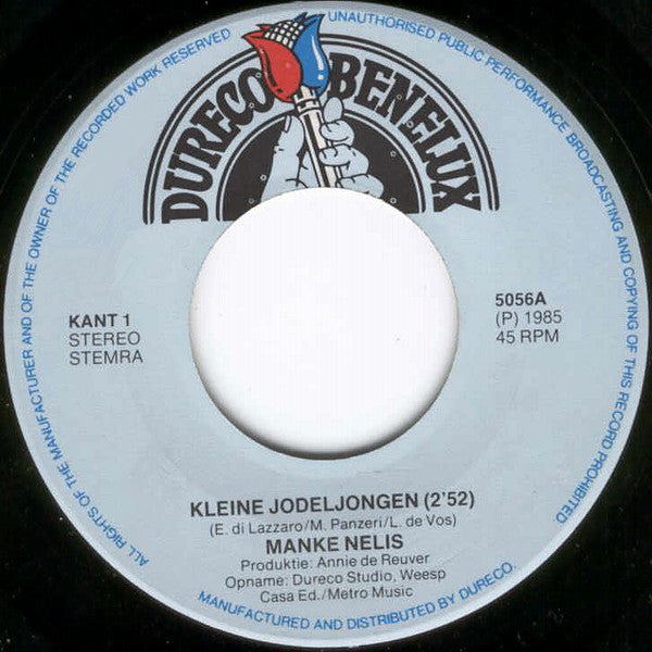 Manke Nelis : Kleine Jodeljongen (7", Single)