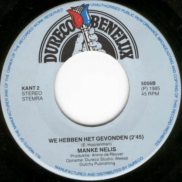 Manke Nelis : Kleine Jodeljongen (7", Single)