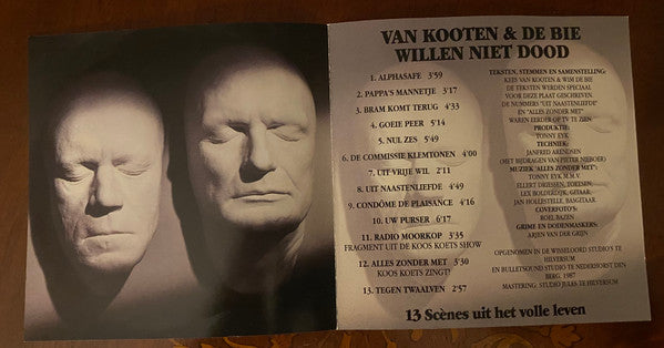 Van Kooten & De Bie : Willen Niet Dood (CD, Album, RE)