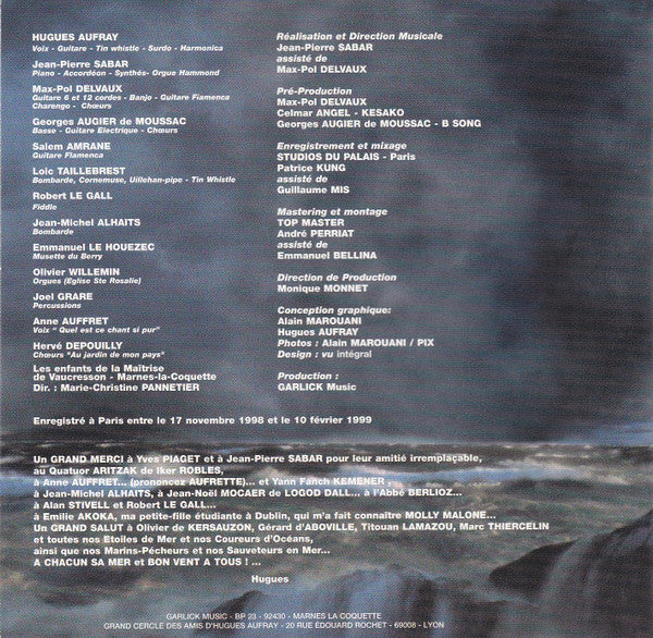 Hugues Aufray : Chacun Sa Mer ! (CD, Album)