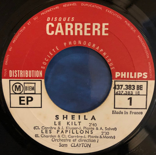 Sheila (5) : Le Kilt (Un Sou C'est Un Sou...) (7", EP)