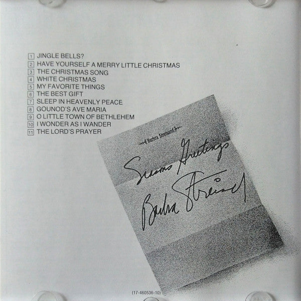 Barbra Streisand : A Christmas Album (CD, Album, RE)