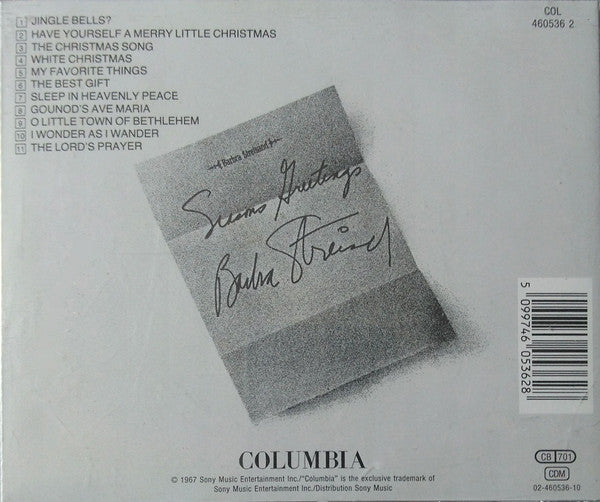 Barbra Streisand : A Christmas Album (CD, Album, RE)