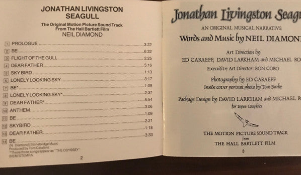 Neil Diamond : Jonathan Livingston Seagull (Original Motion Picture Sound Track) (CD, Album, RE)