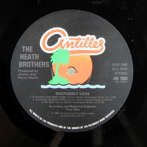 The Heath Brothers : Brotherly Love (LP, Album)