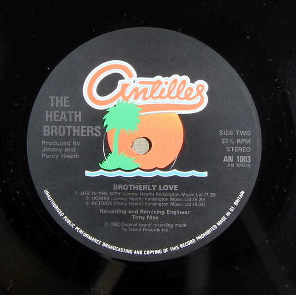 The Heath Brothers : Brotherly Love (LP, Album)