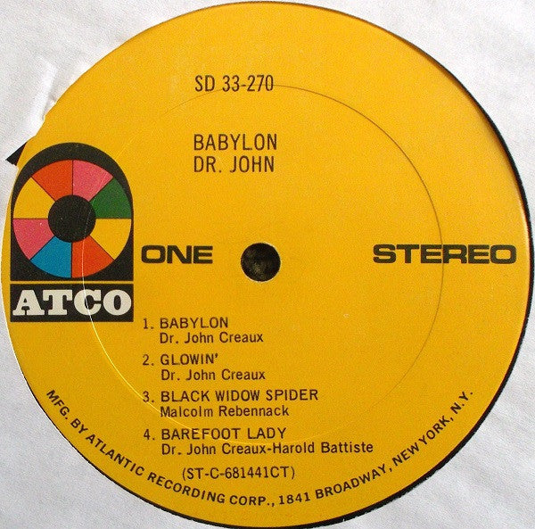 Dr. John : Babylon (LP, Album, CT,)