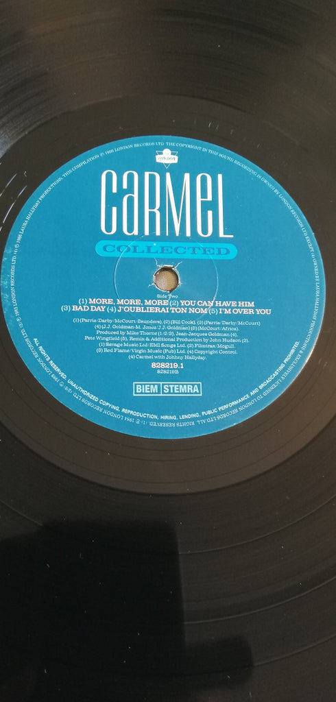 Carmel (2) : Collected (LP, Comp)
