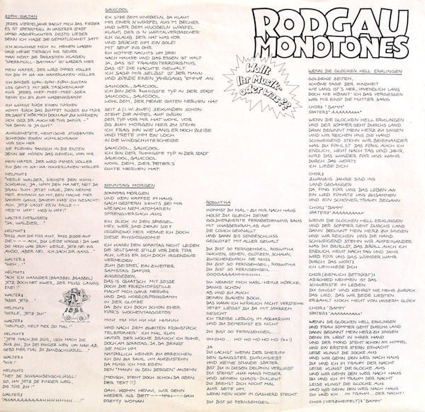 Rodgau Monotones : Wollt Ihr Musik - Oder Was?? (LP, Album)