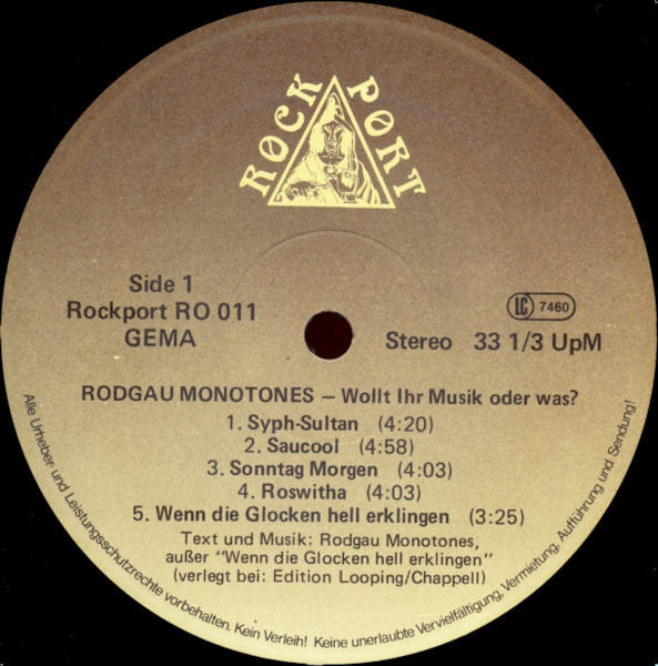 Rodgau Monotones : Wollt Ihr Musik - Oder Was?? (LP, Album)