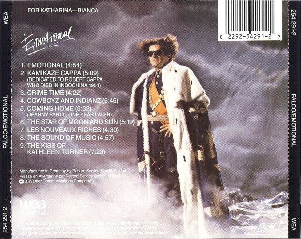 Falco : Emotional (CD, Album)