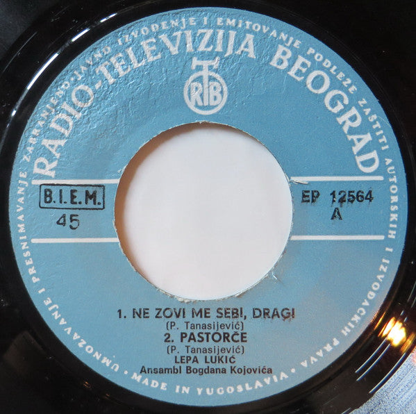 Lepa Lukić : Ne Zovi Me Sebi, Dragi (7", EP, RE)