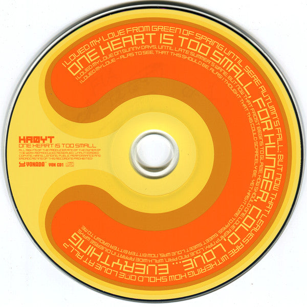 Krøyt : One Heart Is Too Small (CD, Album)