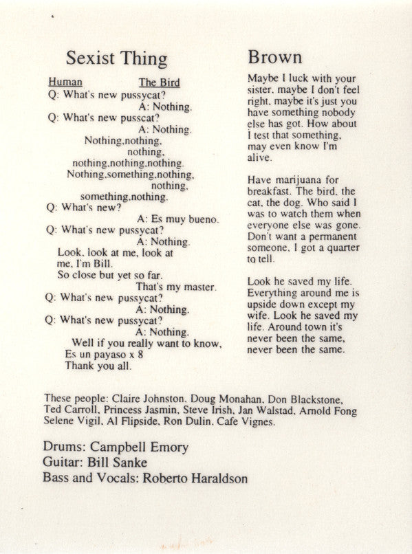 Sandy Duncan's Eye : Dont Look Here, The Joke Is In Your Hand (7", Single)